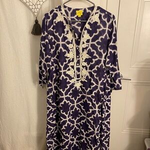 Roberta Roller Rabbit kaftan maxi swim beach coverup